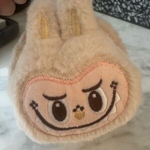 Labubu Kids Adults Beige Faux Fur Earmuffs New without Tags